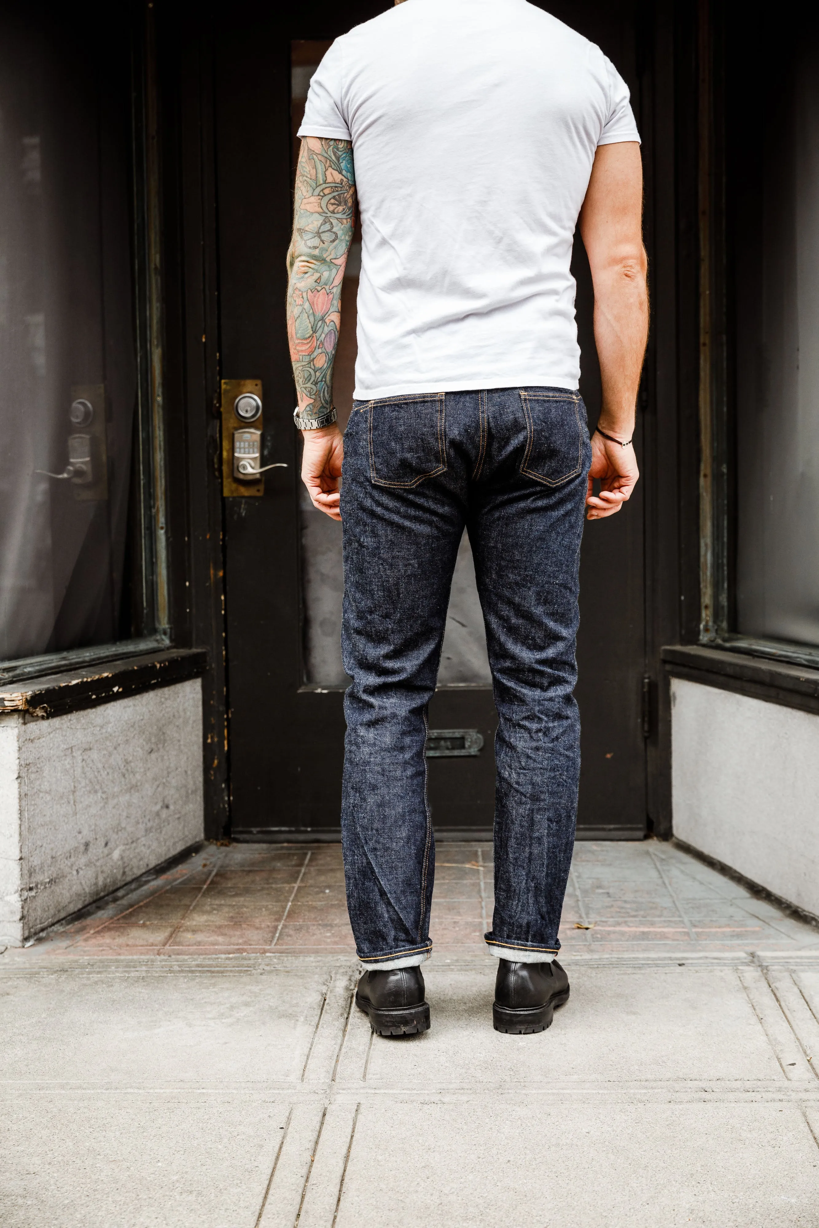 3sixteen - CT⁠-⁠100xk Classic Tapered ⁠-⁠ 14oz Rinsed Indigo Kibata