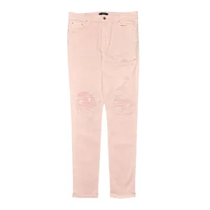 Amiri MX1 Denim Patch Jeans  Pink Pre-Owned