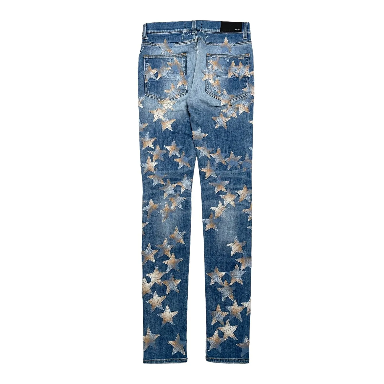 Amiri x Chemist Denim Star Patch Jeans 70s Indigo