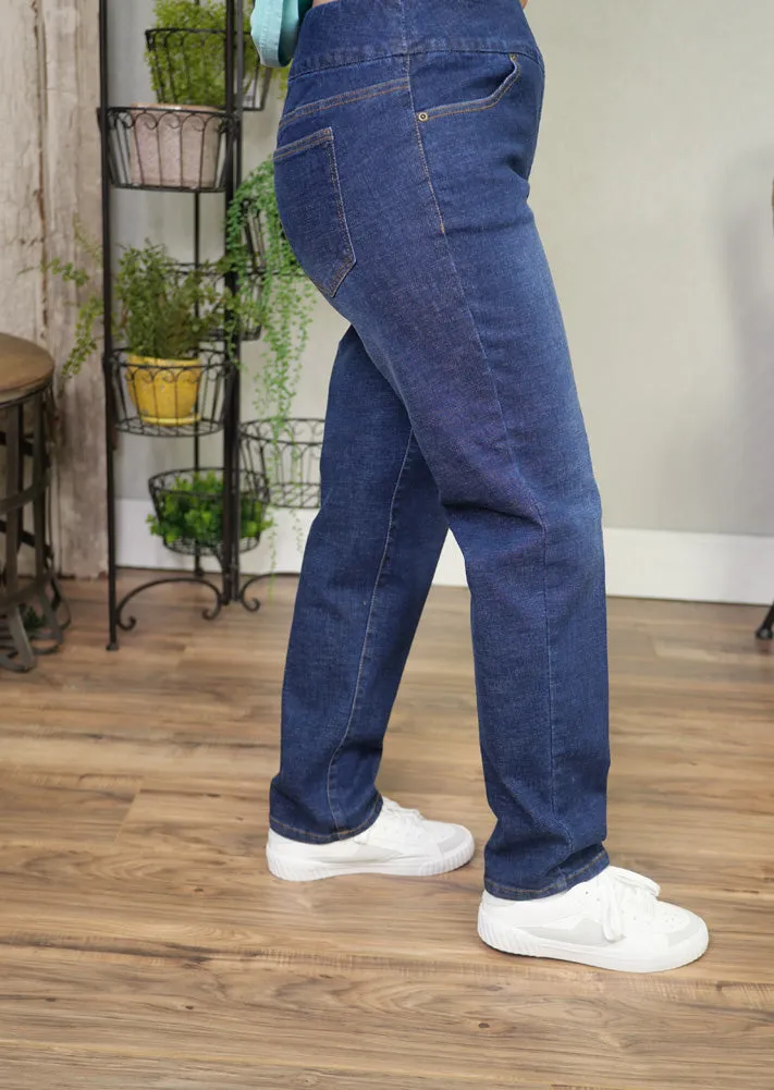 Ankle Jean Pant in Mid Indigo by S.Y.I.