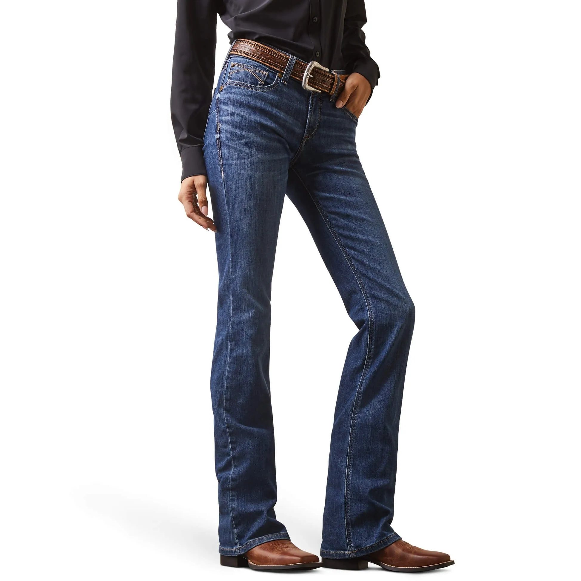 Ariat R.E.A.L Women's Leila Boot Cut Jean-Irvine