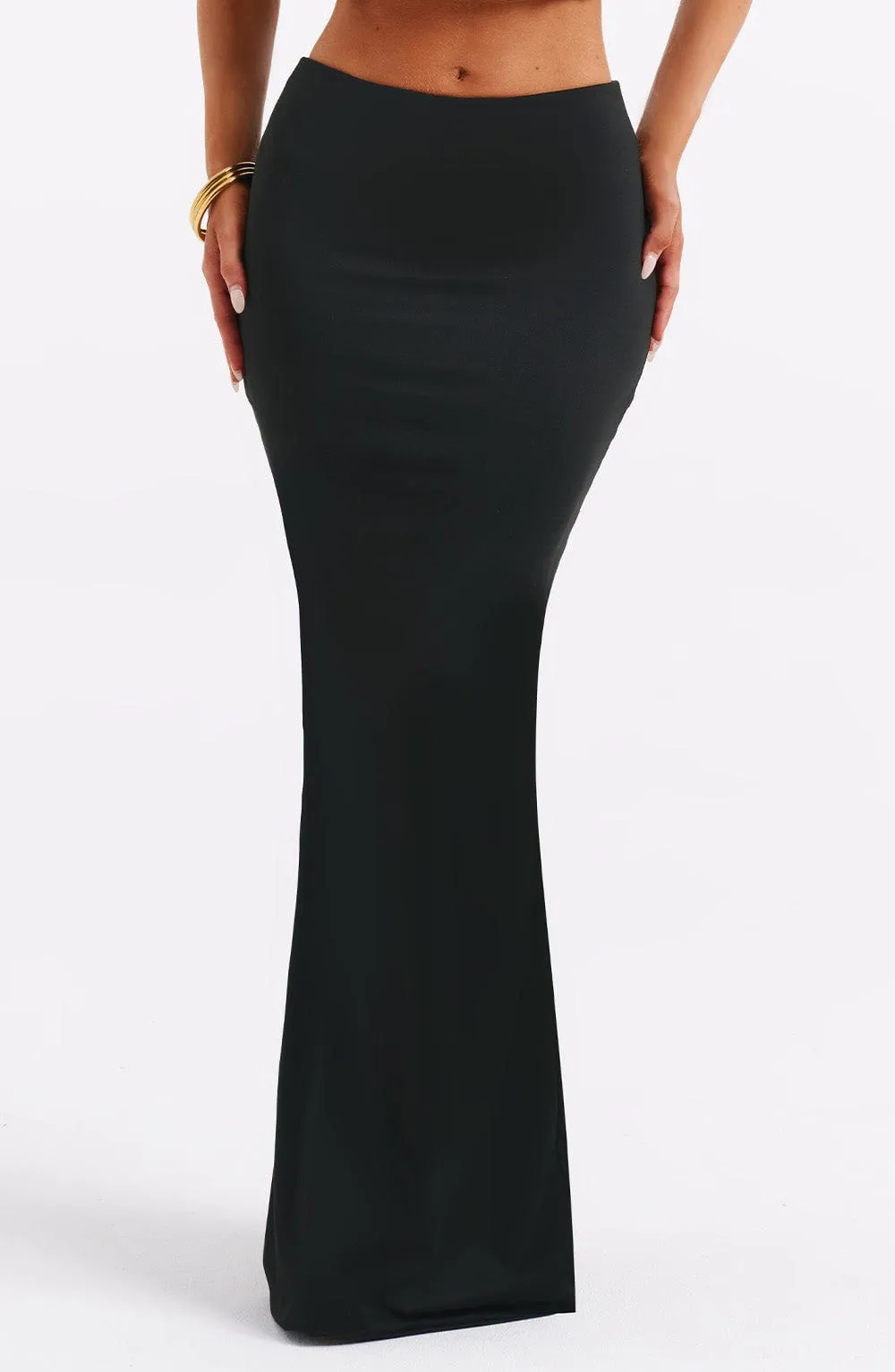 Astrid Maxi Graceful Skirt - Black