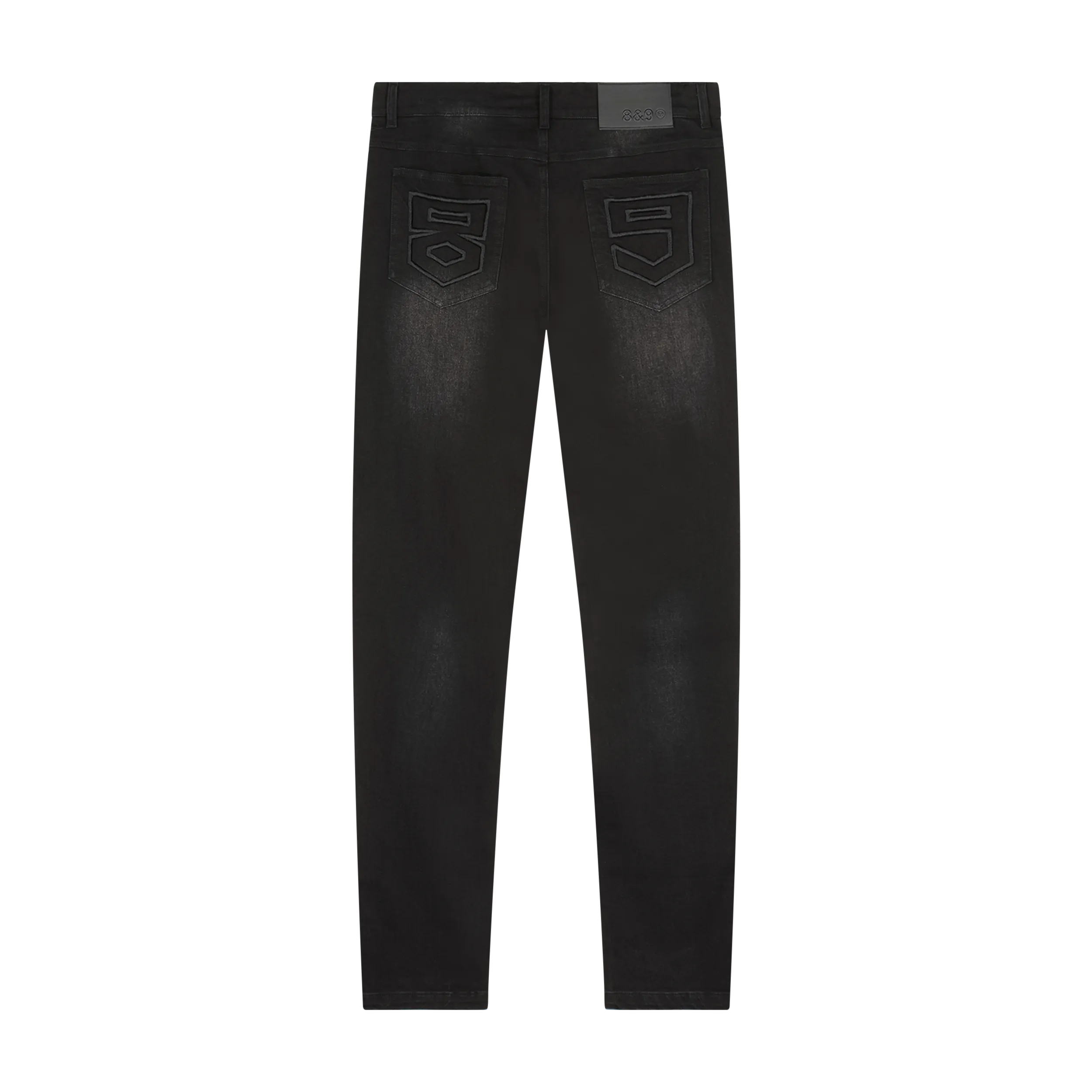 Atelier Denim Patch Black Slim Jeans