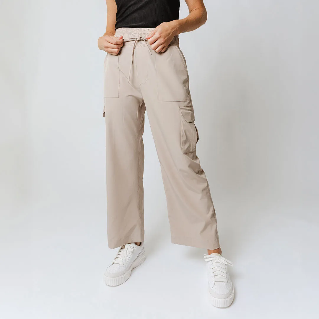 Audrey Cargo Trouser, Cobblestone