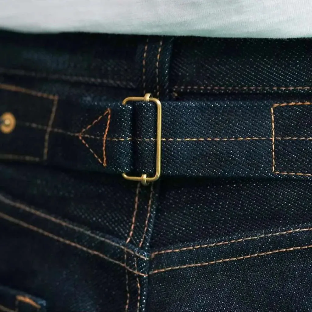 Back cinch 23oz selvedge jeans