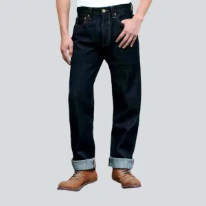 Back cinch 23oz selvedge jeans