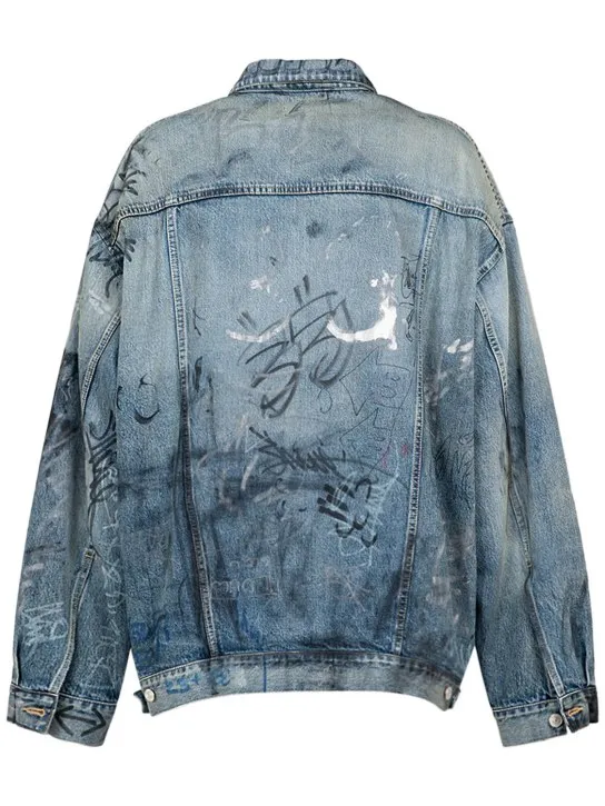 Balenciaga   Oversize cotton denim jacket 