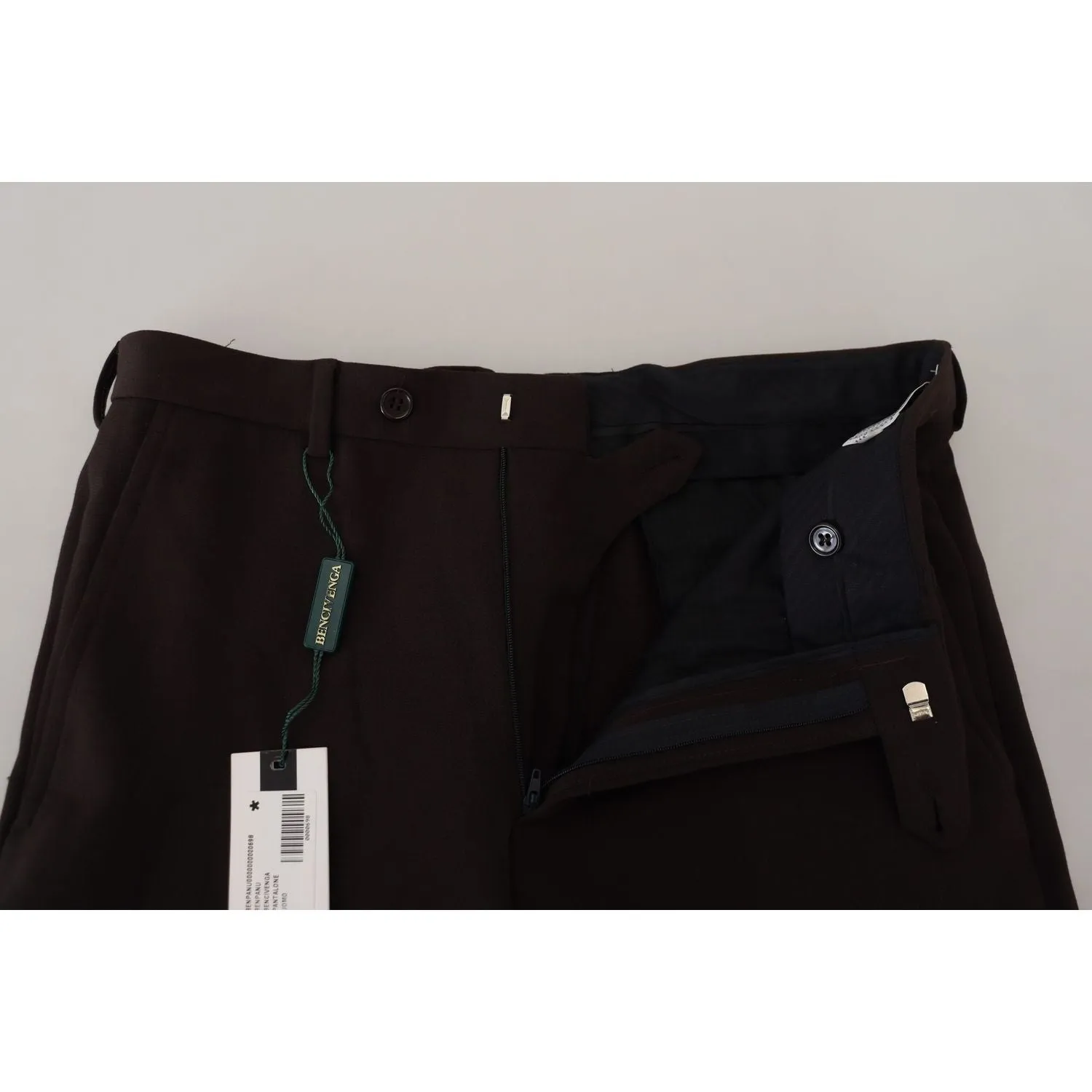 BENCIVENGA Elegant Italian Brown Pants for Men