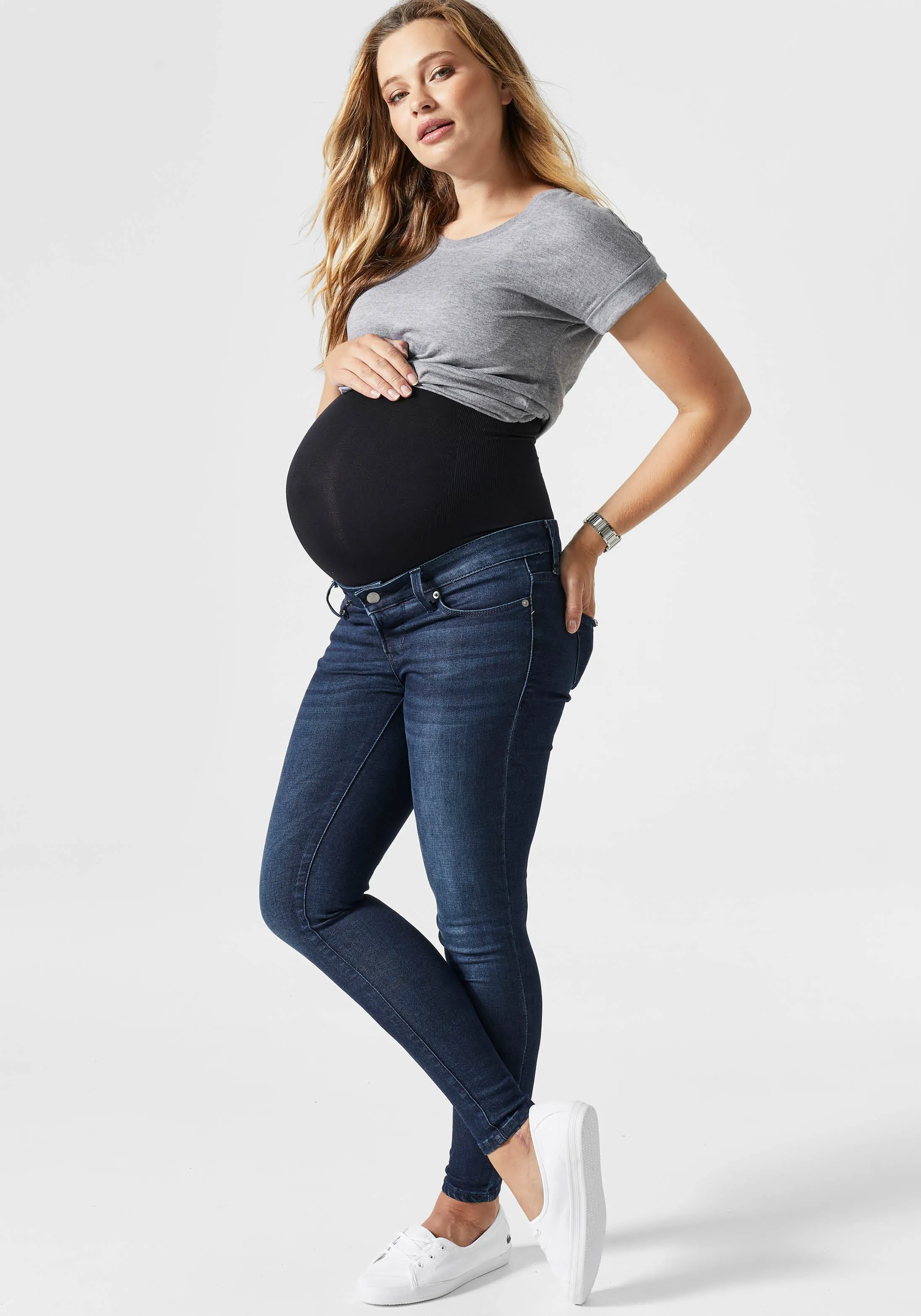 BLANQI® Denim Maternity Belly Support Skinny Jeans