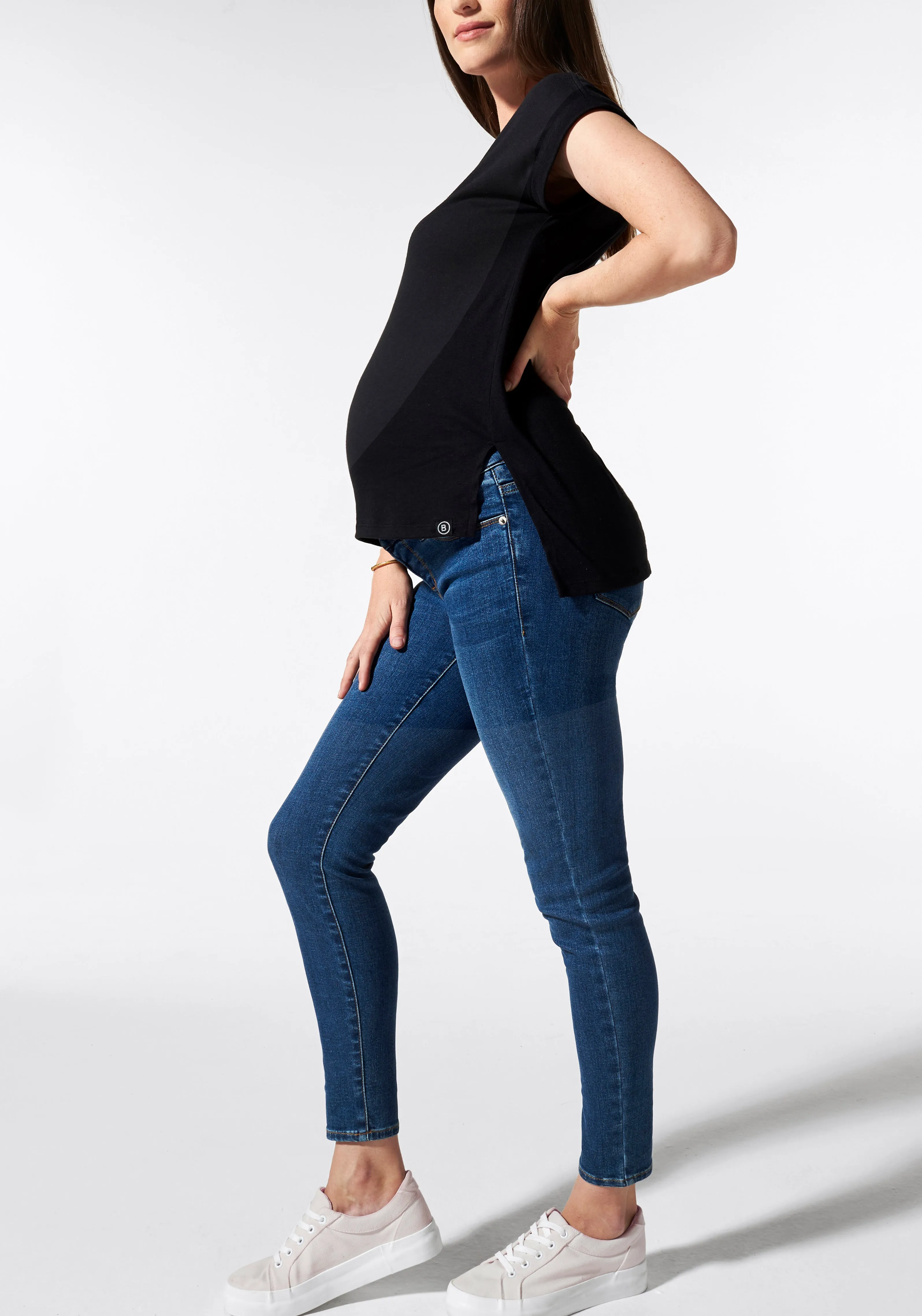 BLANQI® Denim Maternity Belly Support Skinny Jeans