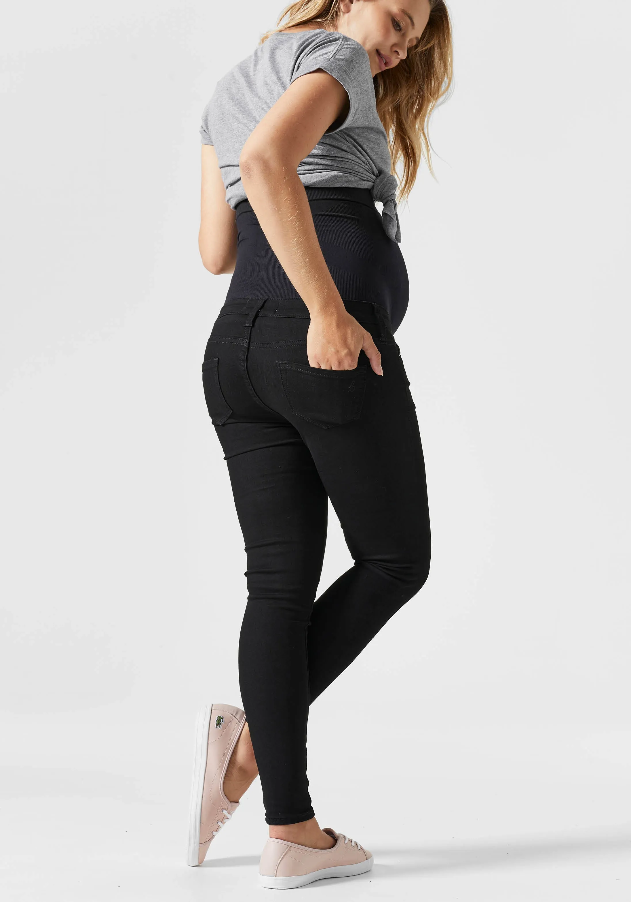 BLANQI® Denim Maternity Belly Support Skinny Jeans