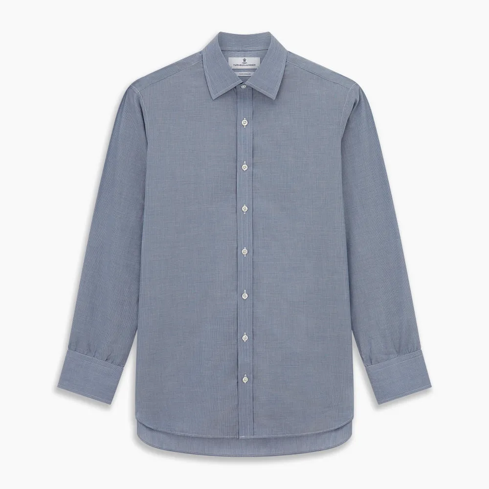 Blue Pencil Stripe Mayfair Shirt