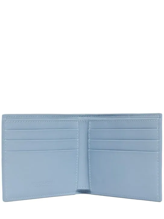 Bottega Veneta   Cassette denim bi-fold wallet 