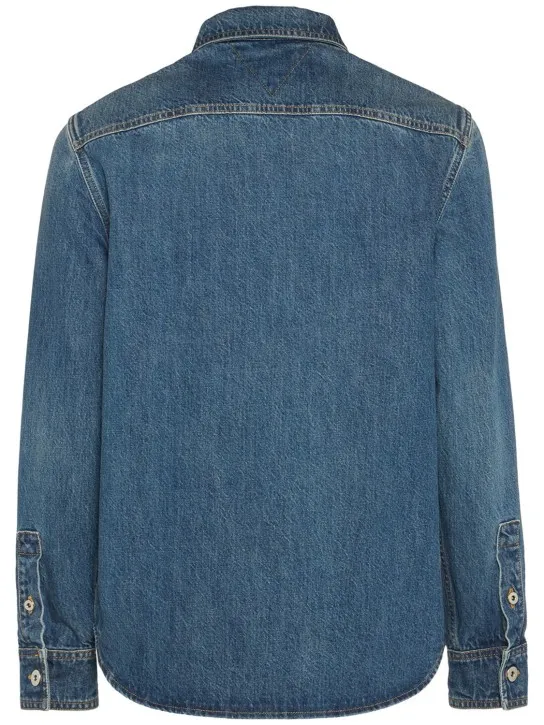 Bottega Veneta   Medium washed denim shirt 