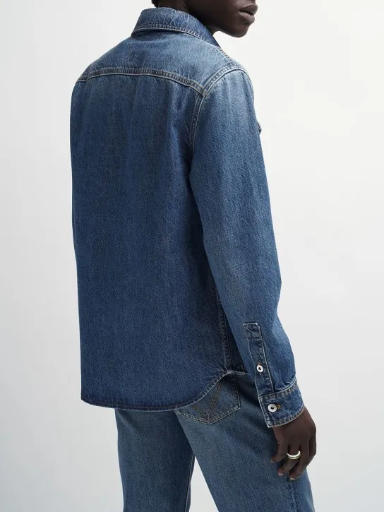 Bottega Veneta   Medium washed denim shirt 