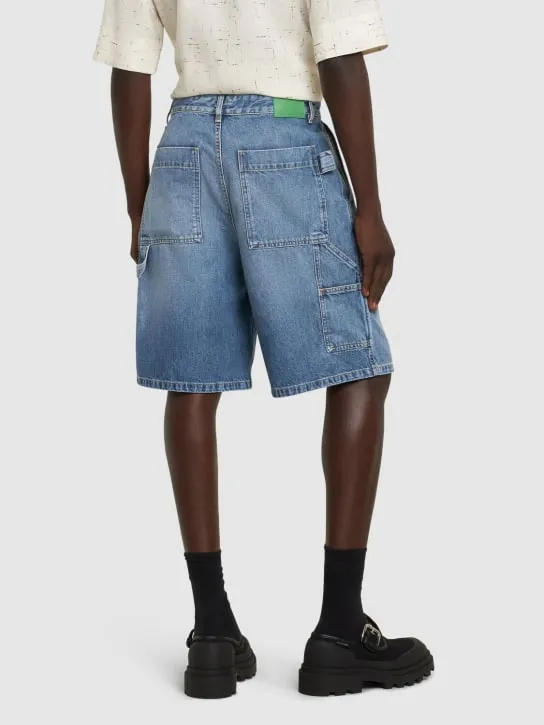 Bottega Veneta   Vintage indigo denim cargo shorts 