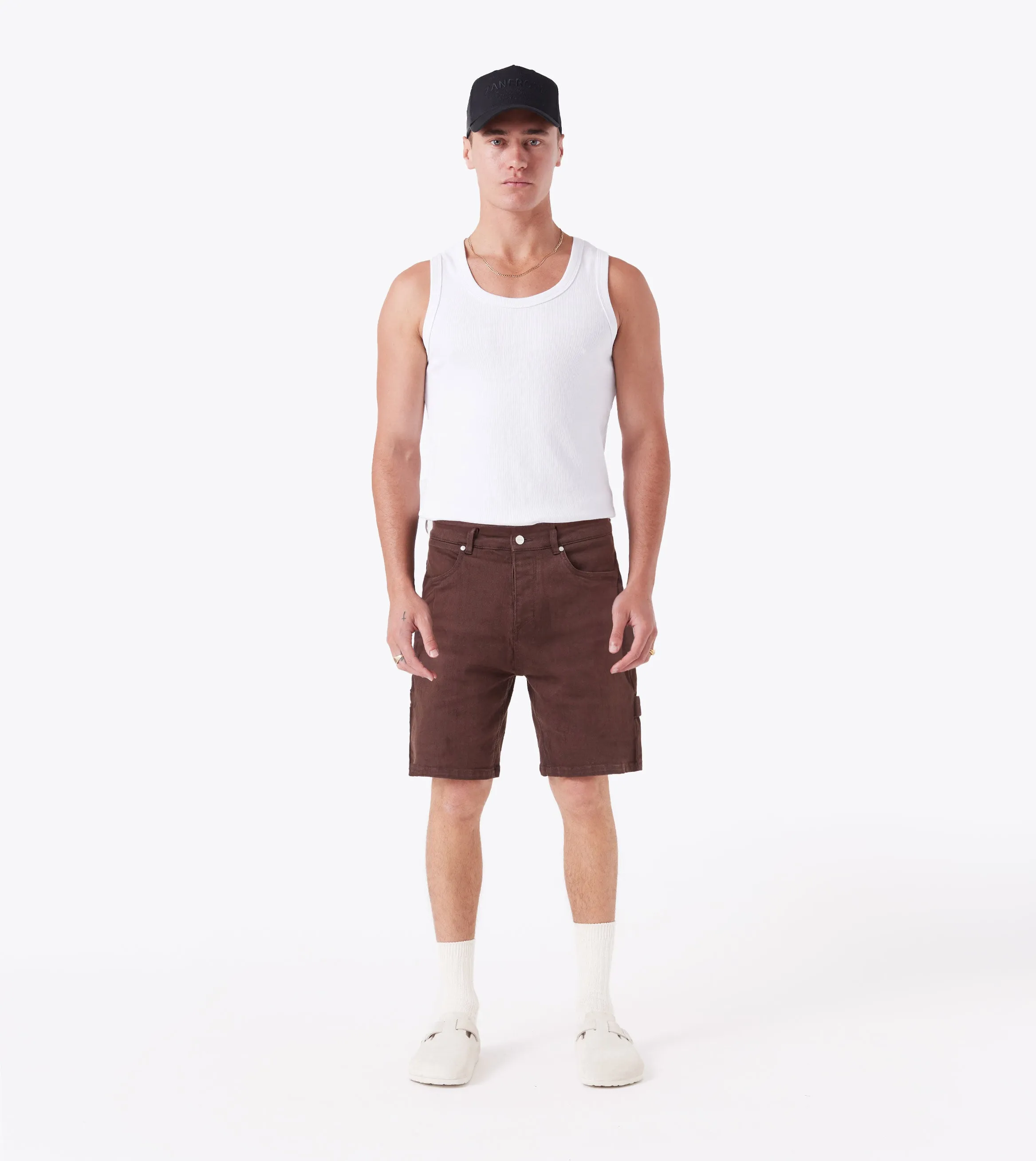 Carpenter Denim Short Dk Choc