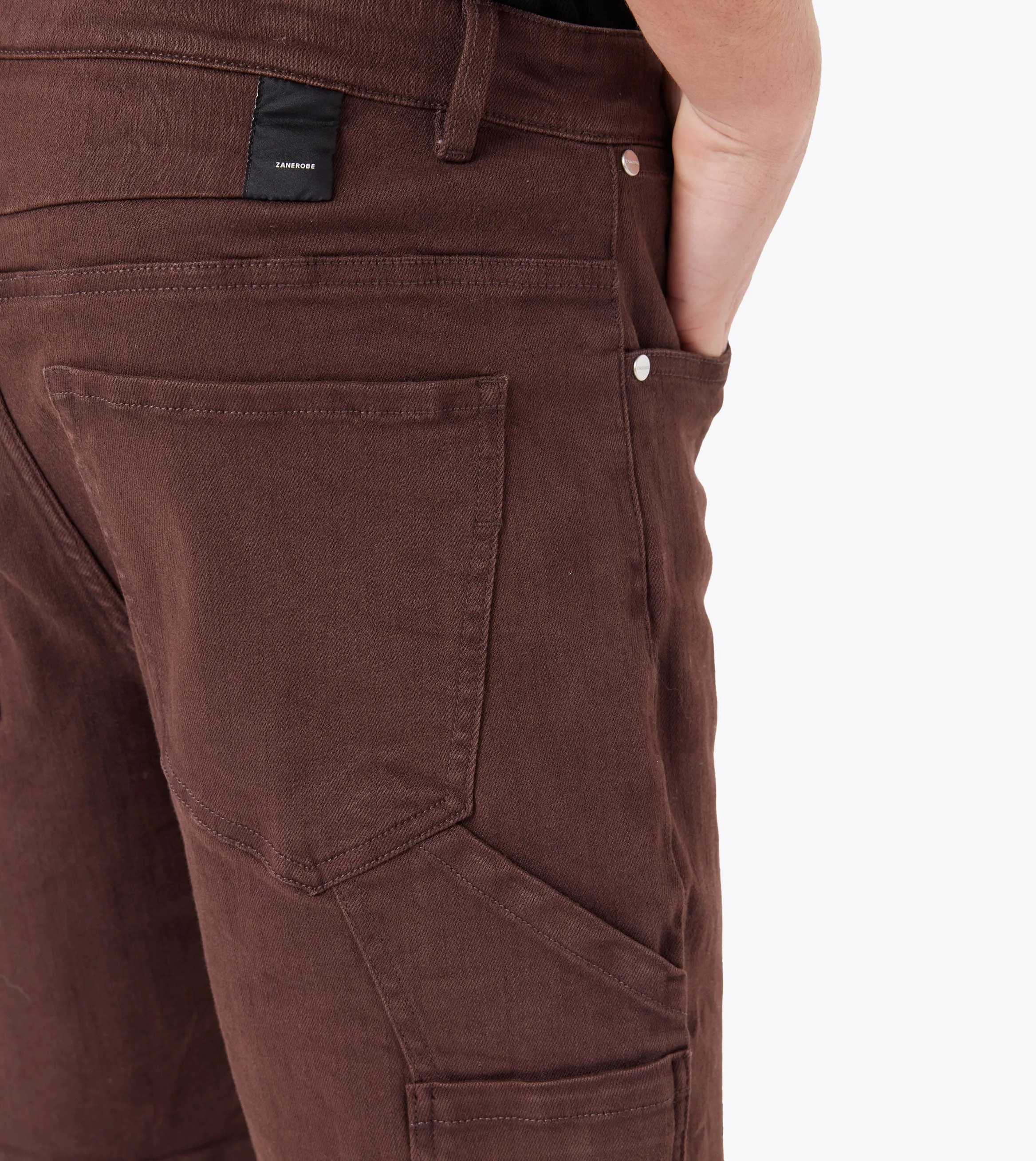 Carpenter Denim Short Dk Choc