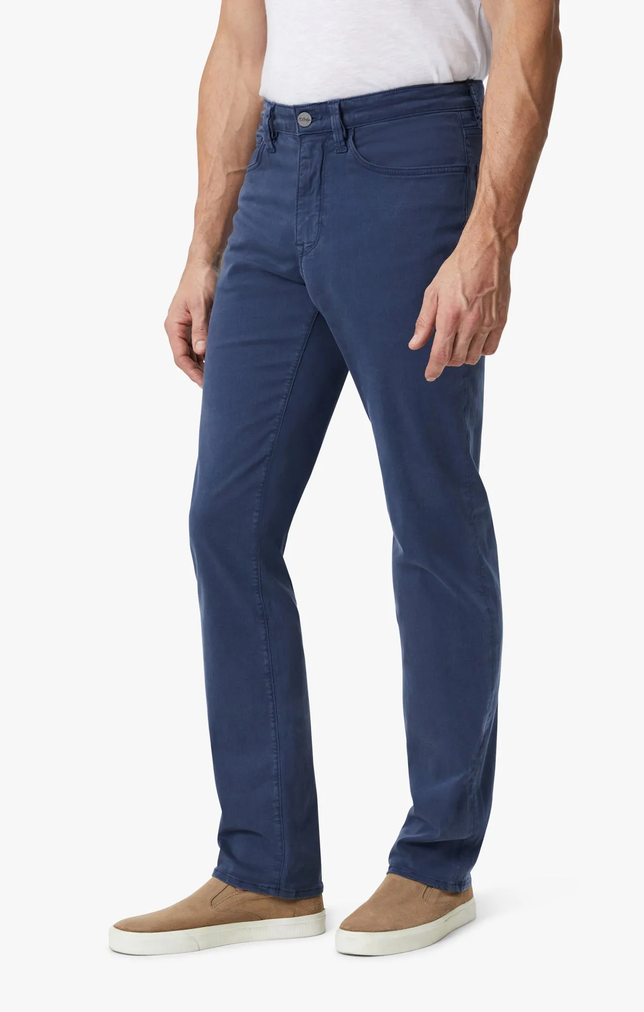 Charisma Relaxed Straight Leg Pants In Dark Denim Twill