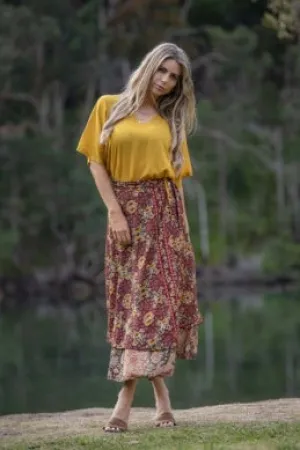 Cienna - Solstice Double Wrap Skirt