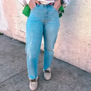 Claudia High Rise Barrel Denim