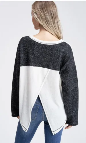 Colorblock Knit Top