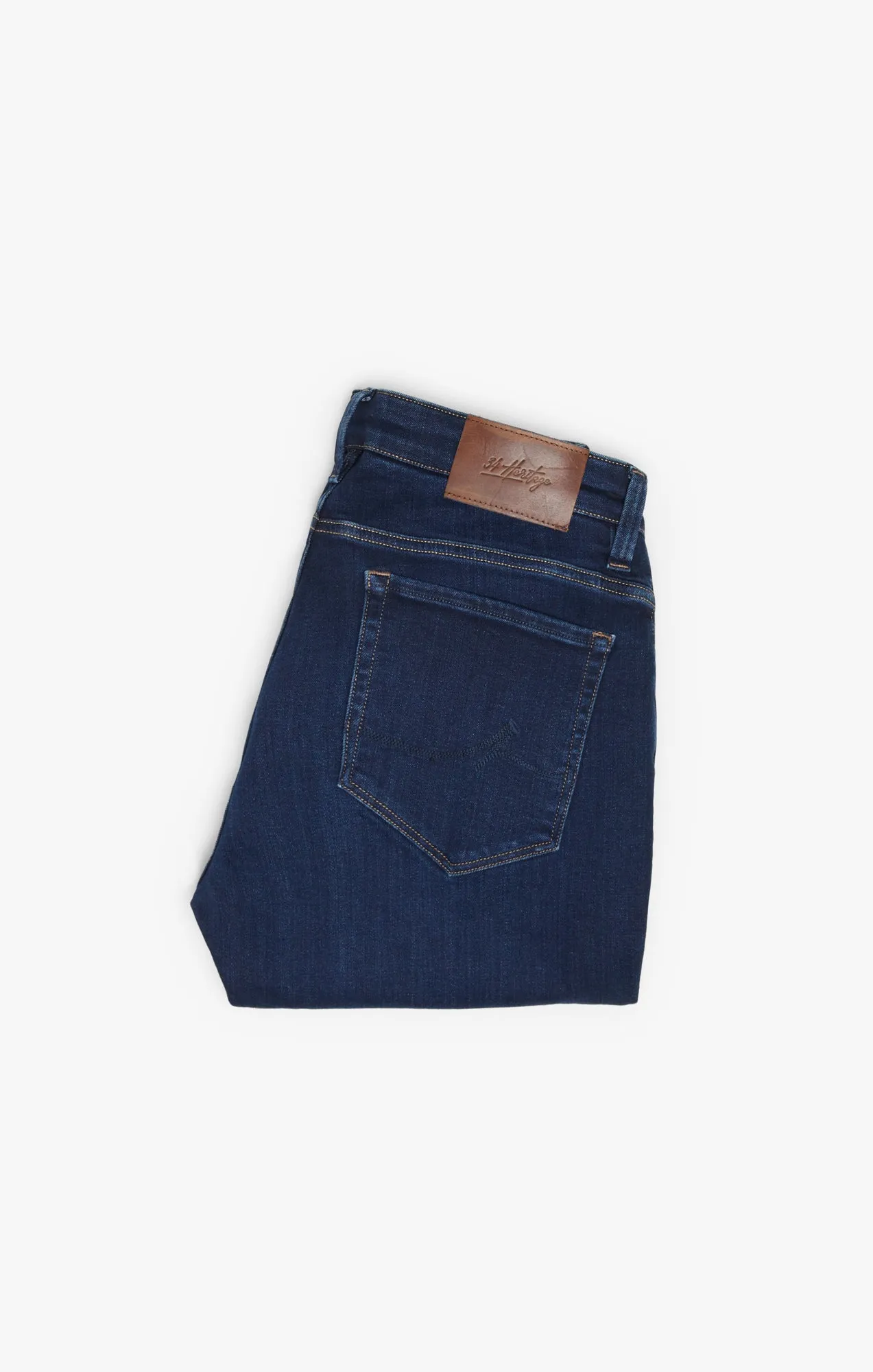 Courage Straight Leg Jeans In Dark Brushed Organic