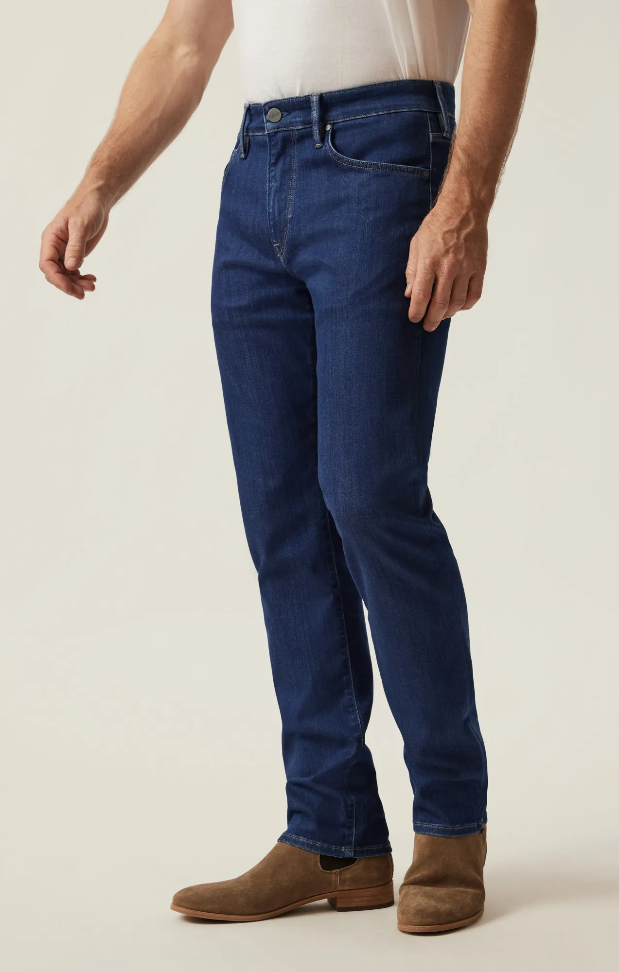 Courage Straight Leg Pants in Dark Blue Refined