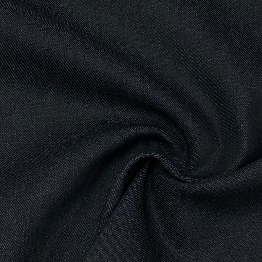 Dark Blue Stretch Denim Fabric