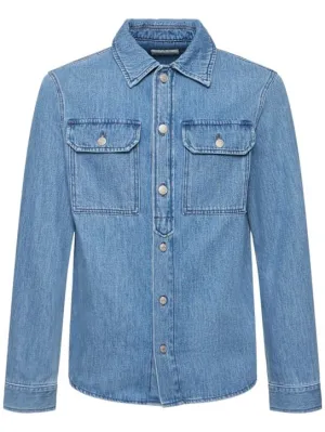 Dries Van Noten   Curtis cotton denim shirt 