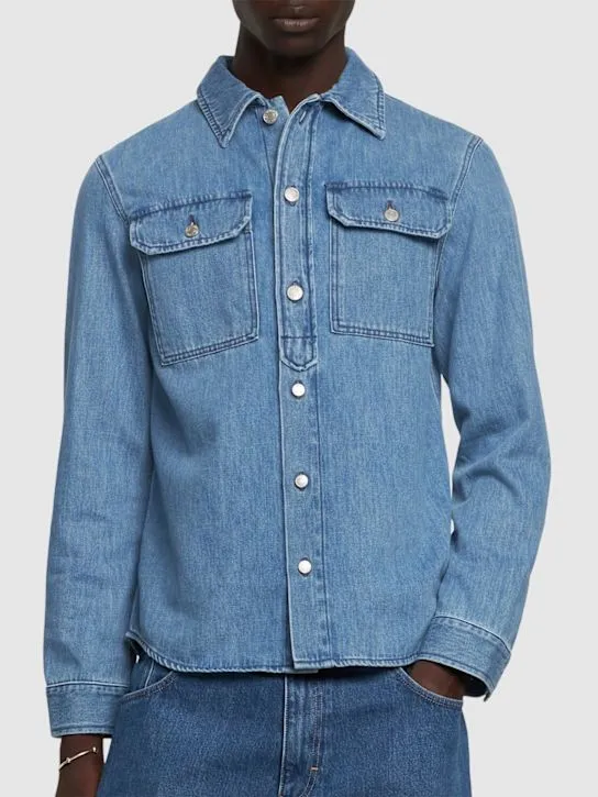 Dries Van Noten   Curtis cotton denim shirt 