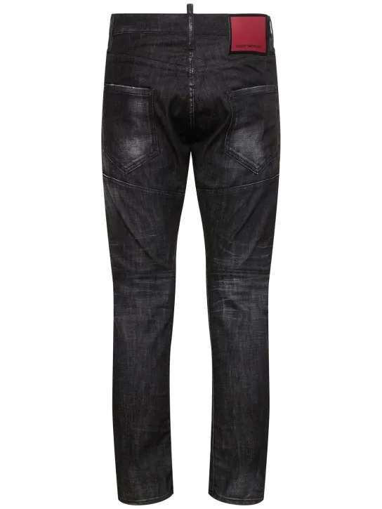 Dsquared2   Tidy Biker cotton denim jeans 