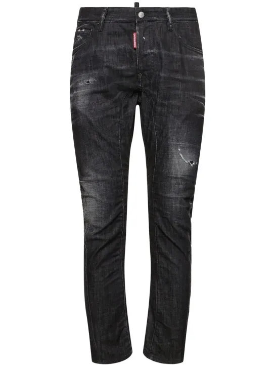 Dsquared2   Tidy Biker cotton denim jeans 