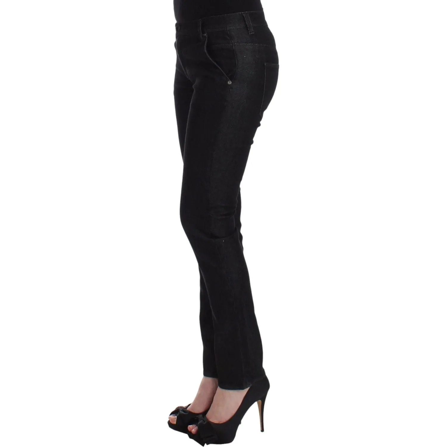 Ermanno Scervino Chic Black Skinny Jeans - Elegant & Slim Fit