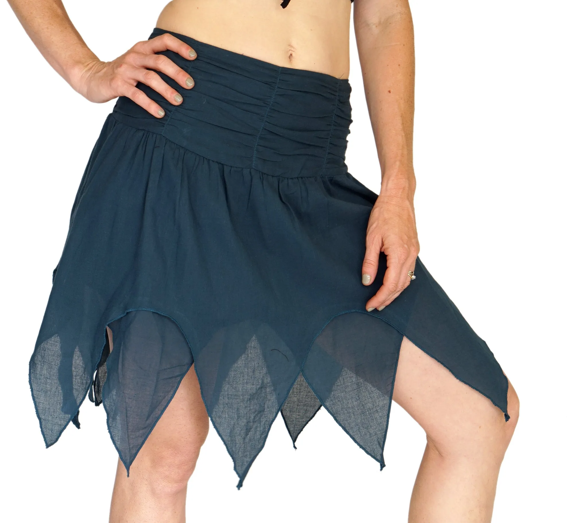 'Fairy' Pirate Pixie Skirt - Teal