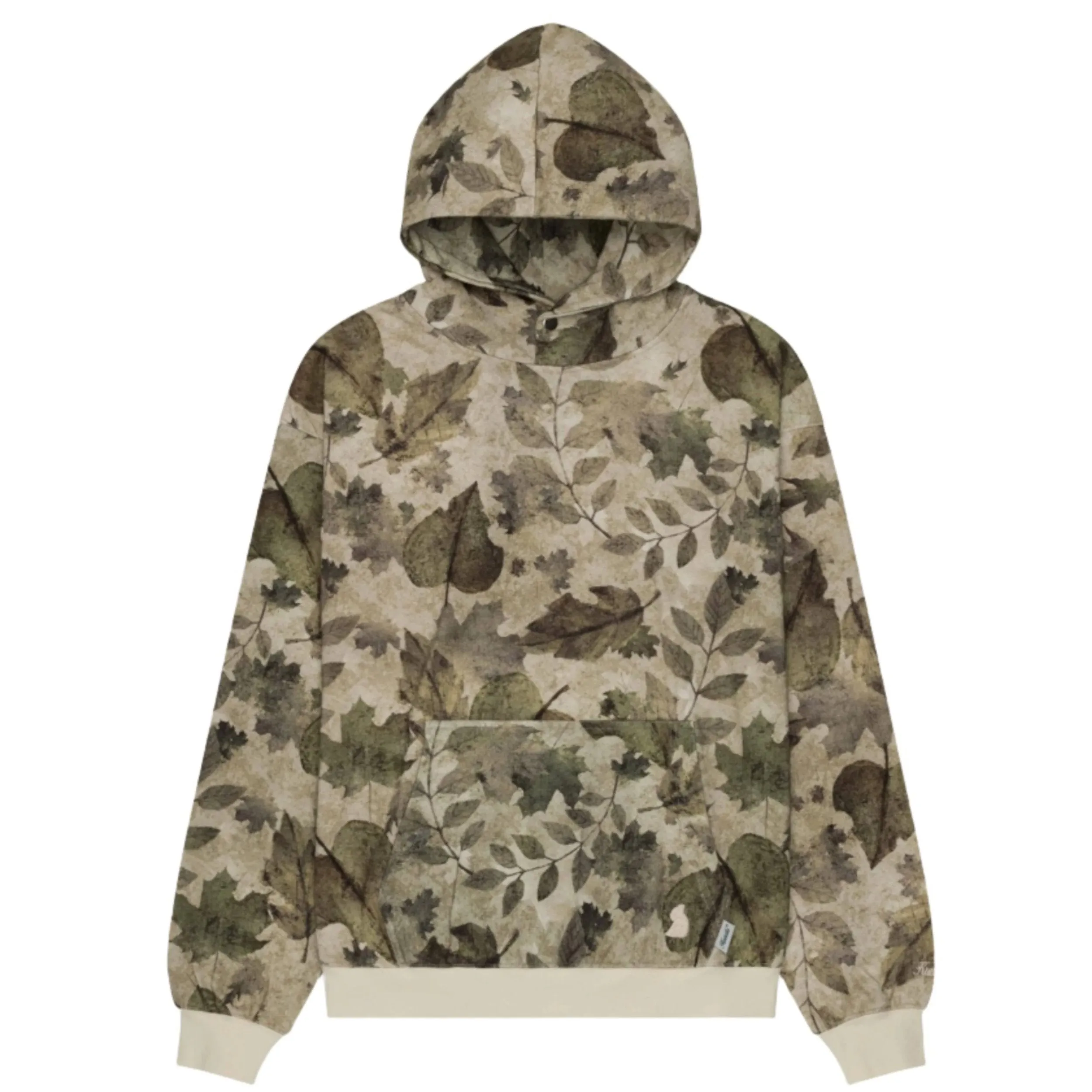 Fall Print Snap Hoodie