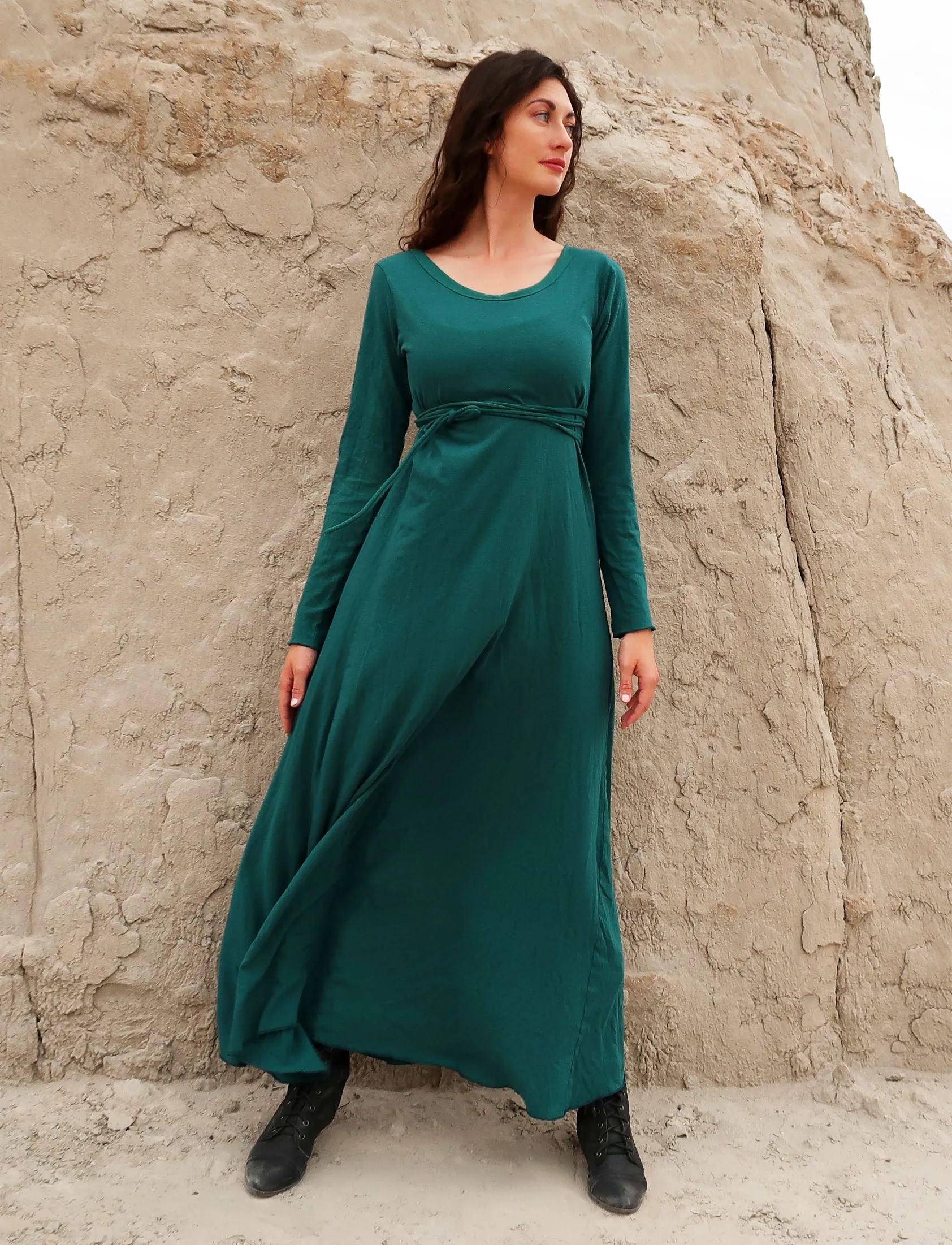 Flip Wrap Simplicity Long Dress