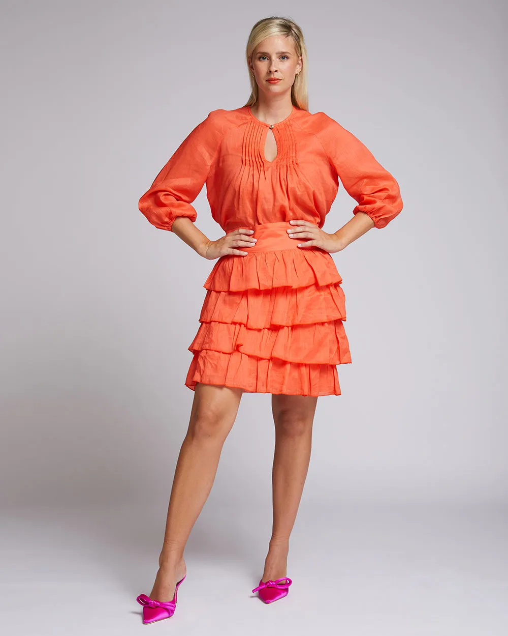 Frances Top - Tangerine