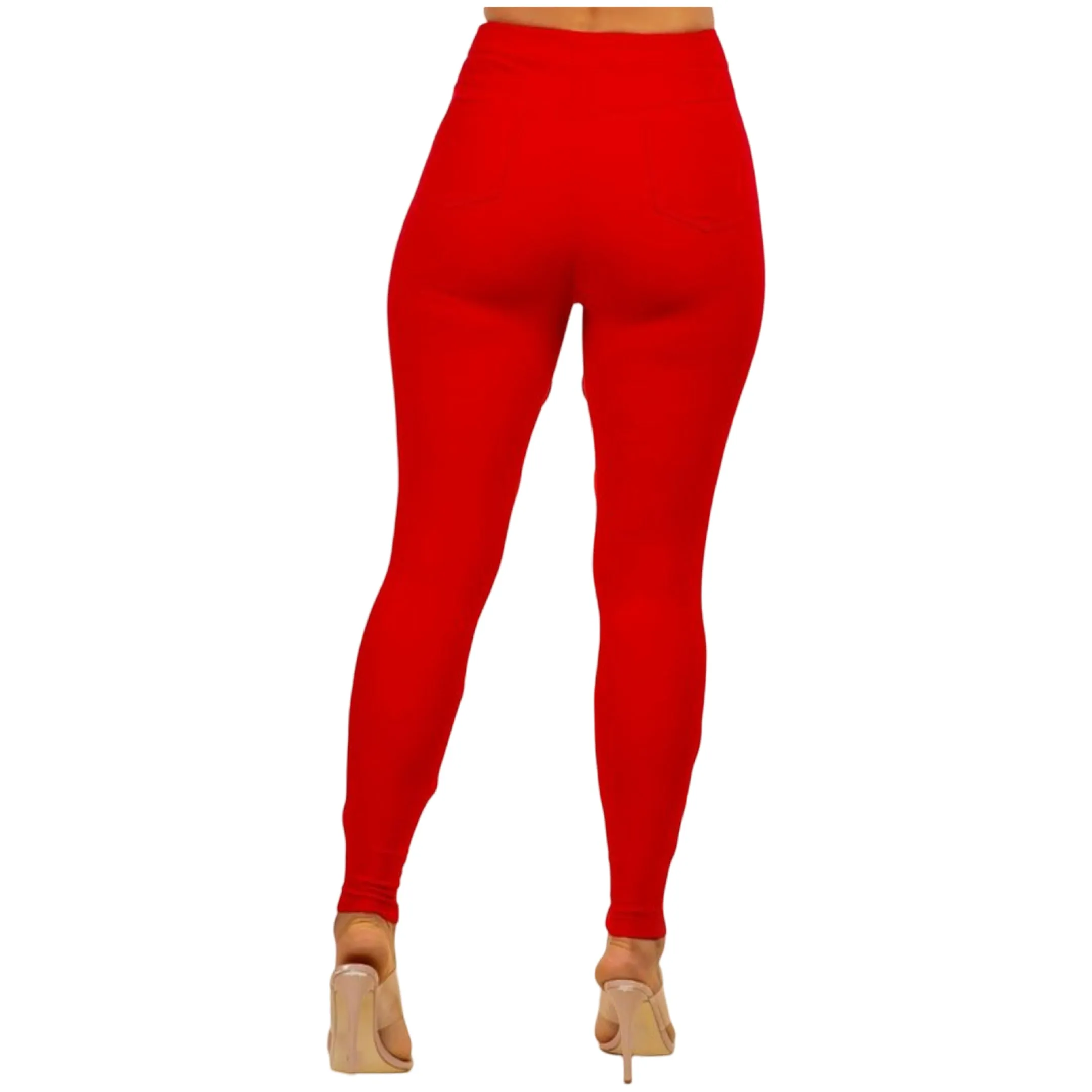 FRONT CUT OUT SKINNY PANTS (C36)