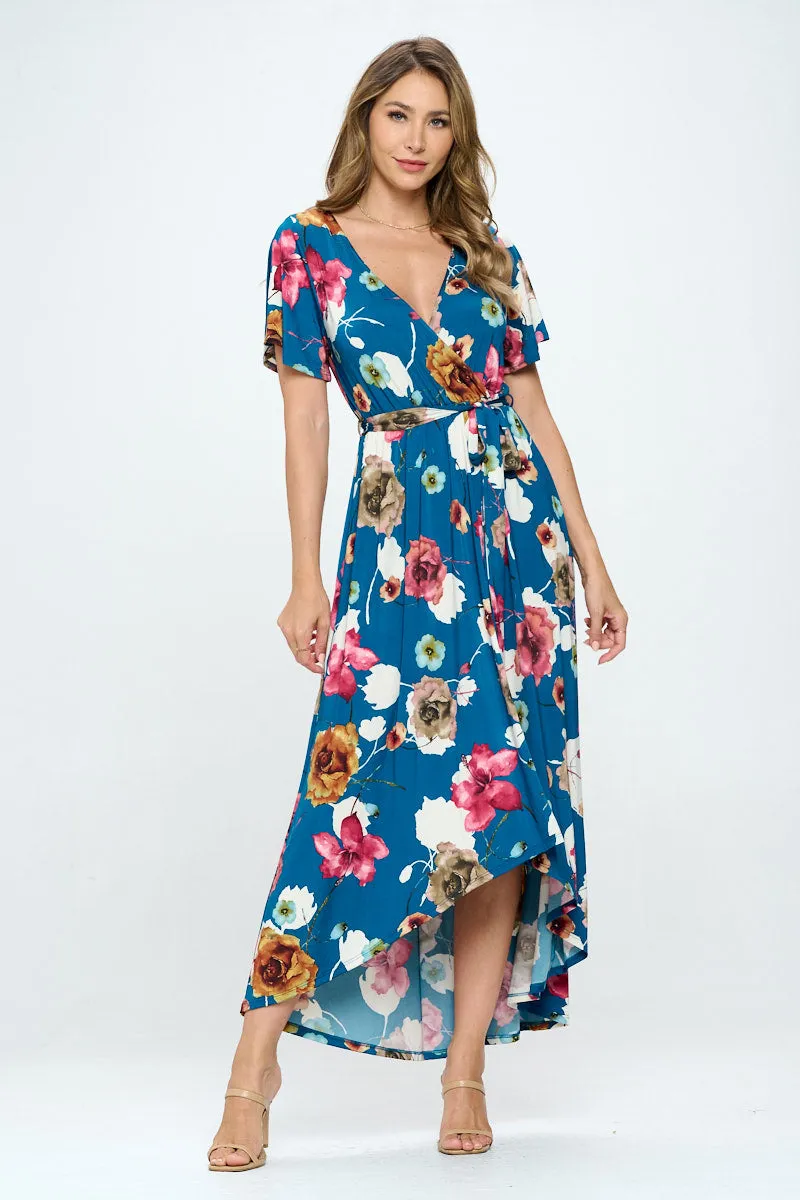 Georgia Faux Wrap Dress