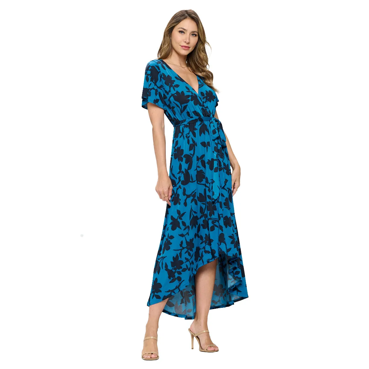 Georgia Faux Wrap Dress