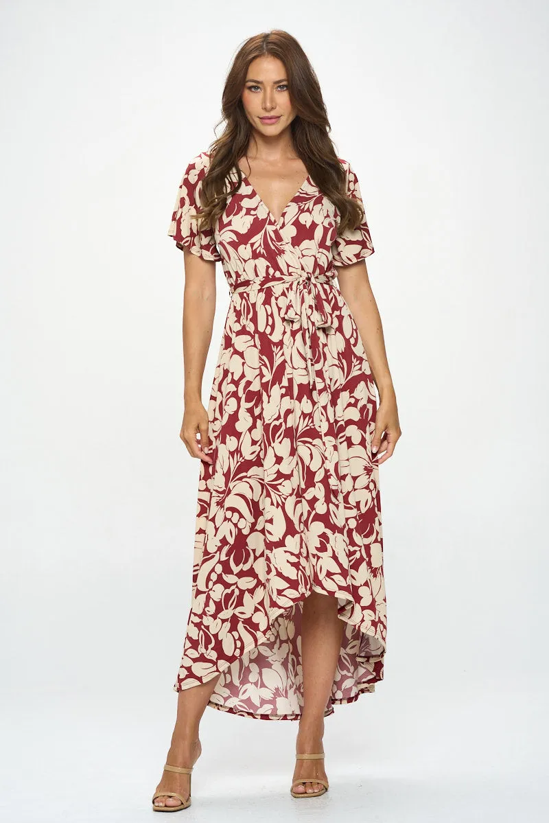 Georgia Faux Wrap Dress