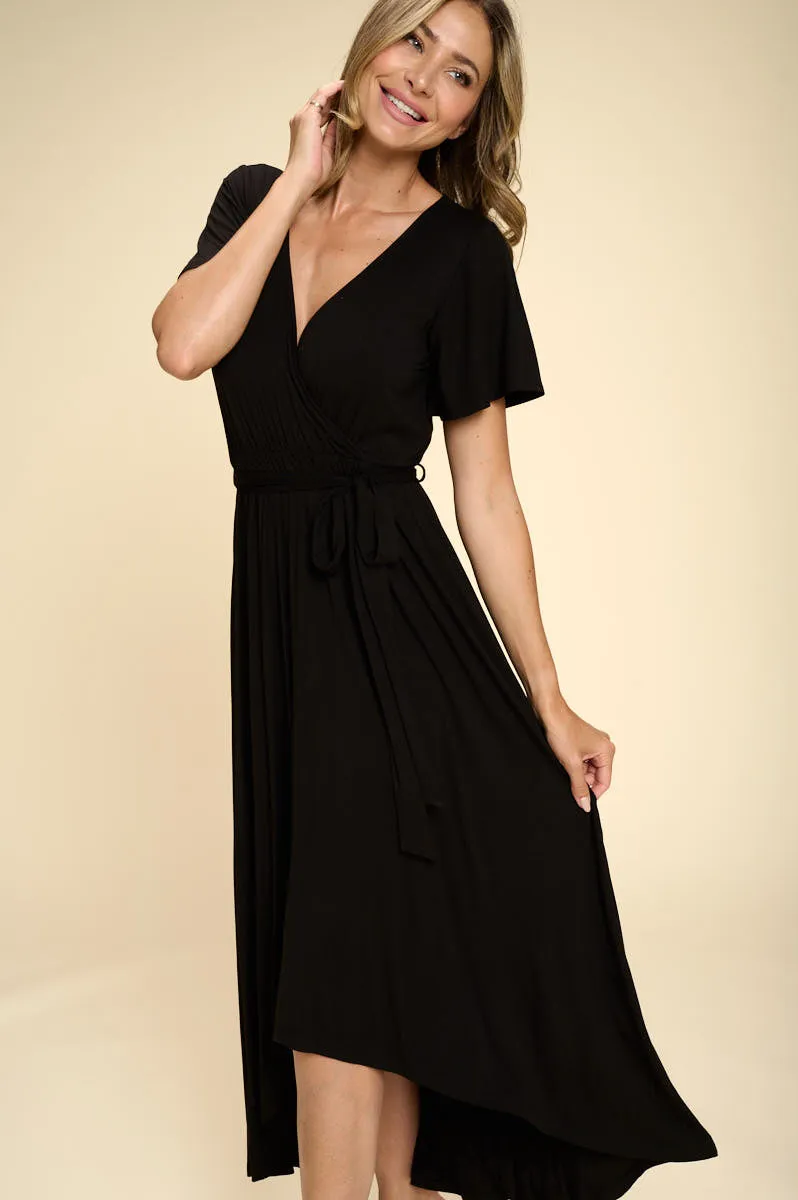 Georgia Faux Wrap Dress