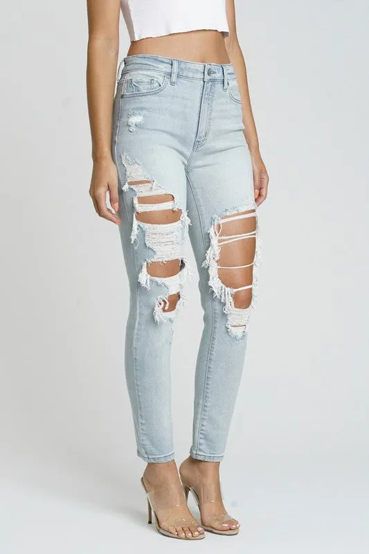 High Rise Skinny Ankle Jean