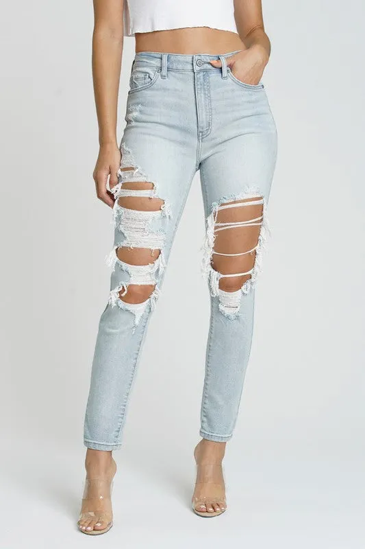 High Rise Skinny Ankle Jean