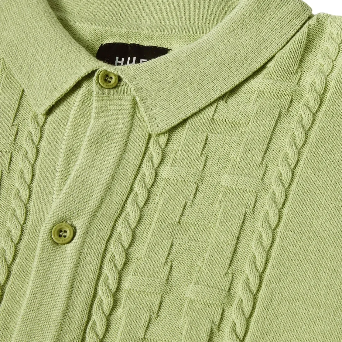 Huf Towner Long Sleeve Knit Top - Pistachio