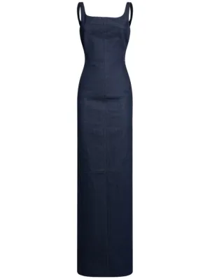 Jacquemus   La Robe De-Nîmes Spoglio denim dress 