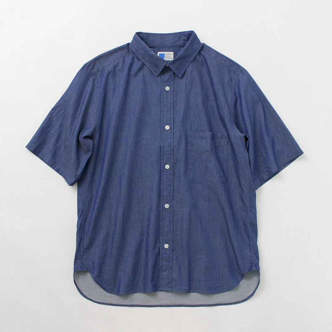 JAPAN BLUE JEANS / 3oz denim short sleeve shirt