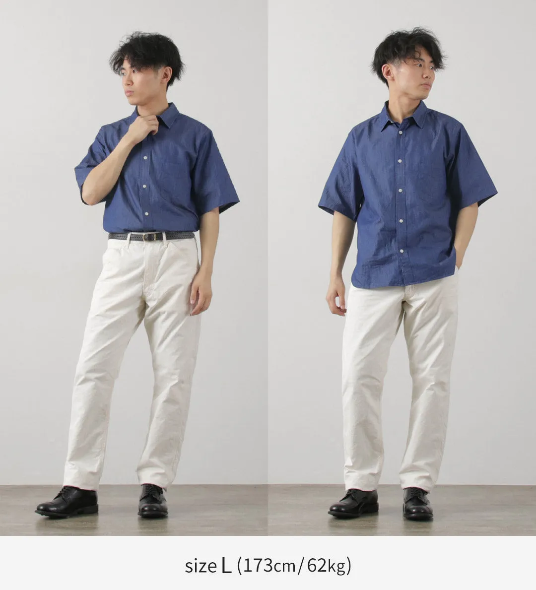 JAPAN BLUE JEANS / 3oz denim short sleeve shirt