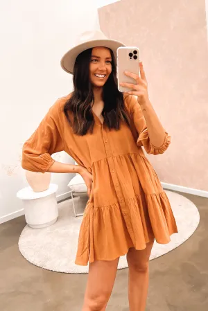 Jared Mini Dress Orange